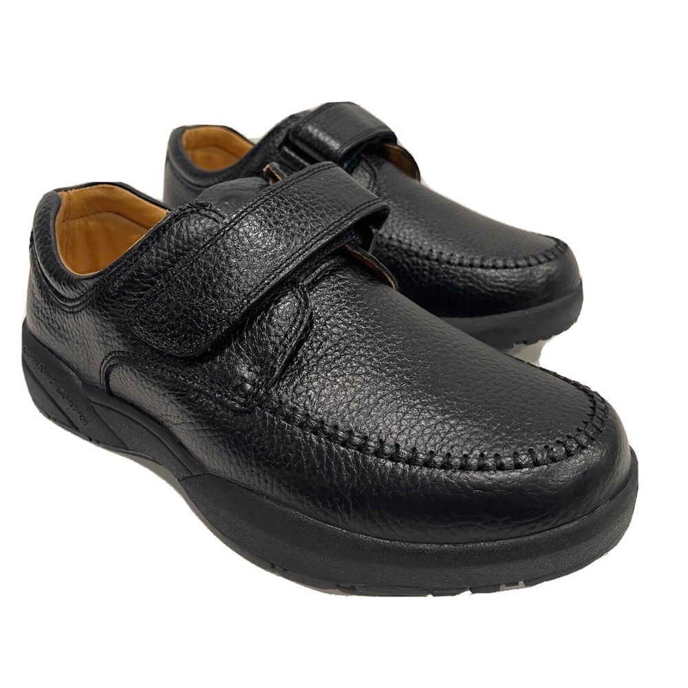 Dr. Comfort Scott 9210 Men's Monk Strap Dress Shoes Black Leather Size 9 X W